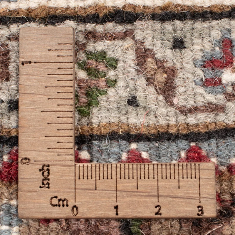 Indo Täbriz Teppich 124x187cm - Orientteppich - dunkelbeige