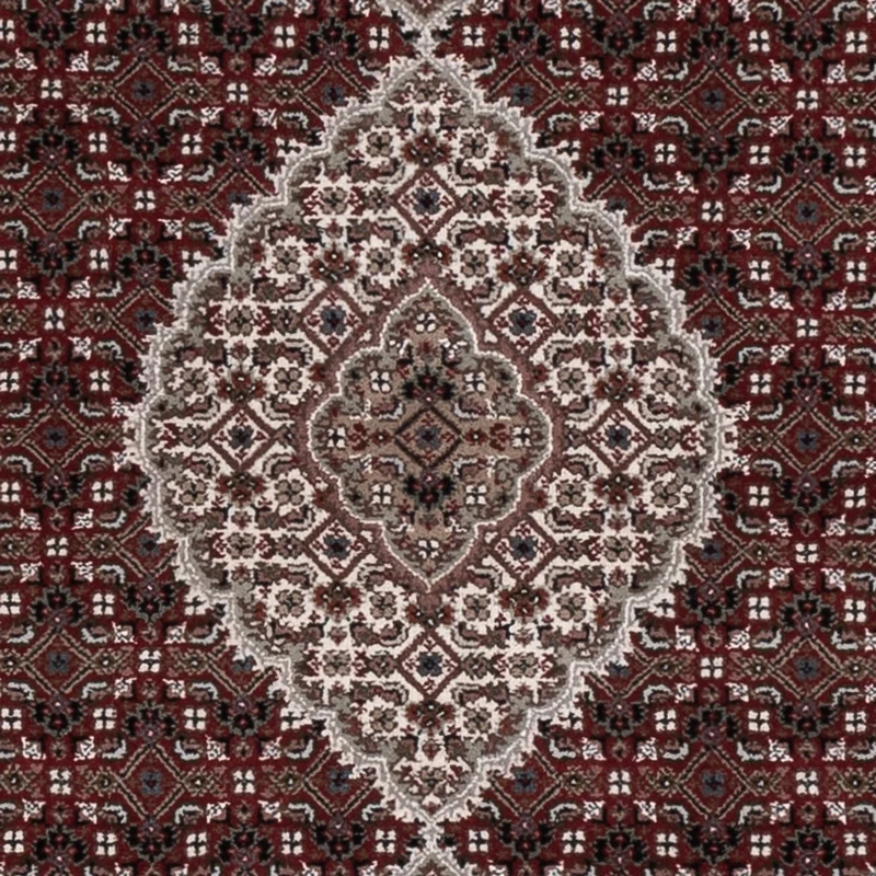 Indo Täbriz Teppich 124x186cm - Orientteppich - dunkelbeige