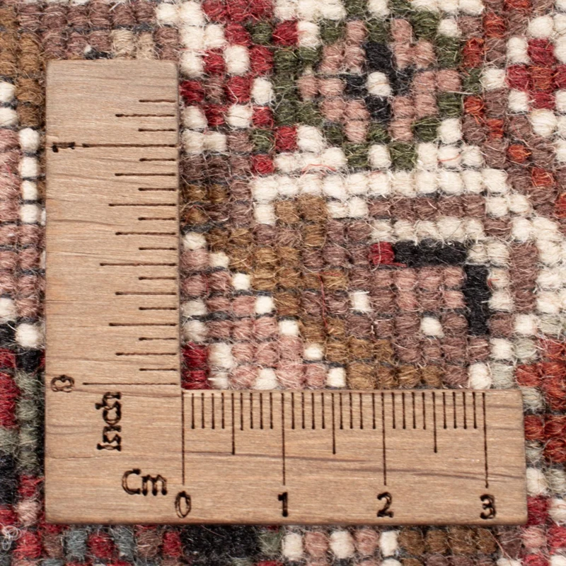 Indo Täbriz Teppich 124x186cm - Orientteppich - dunkelbeige