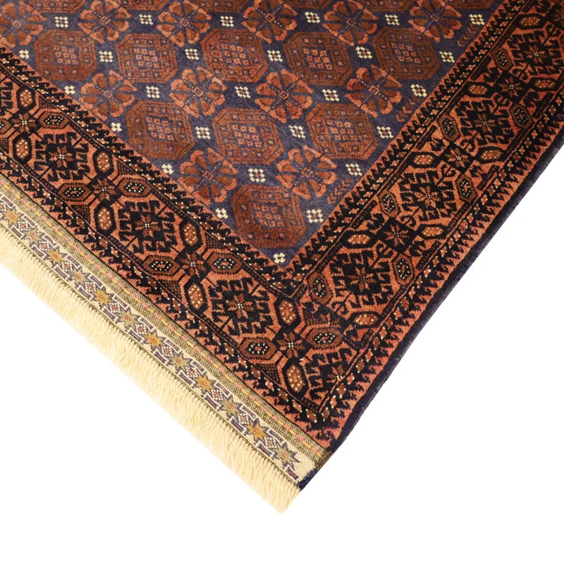 Belutsch Teppich 100x185cm - Orientteppich - dunkelblau