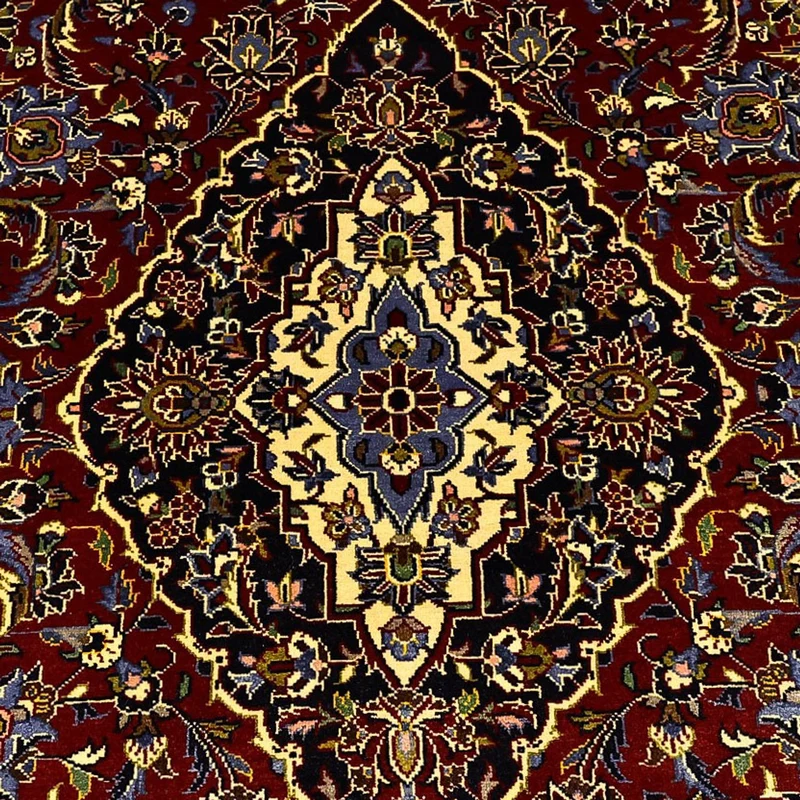 Keshan Teppich 144x222cm - Perserteppich - rot