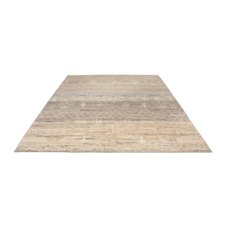 Berber Teppich 252x338cm - Wollteppich - dunkelbeige