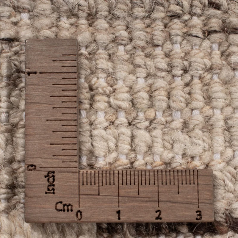Berber Teppich 252x338cm - Wollteppich - dunkelbeige