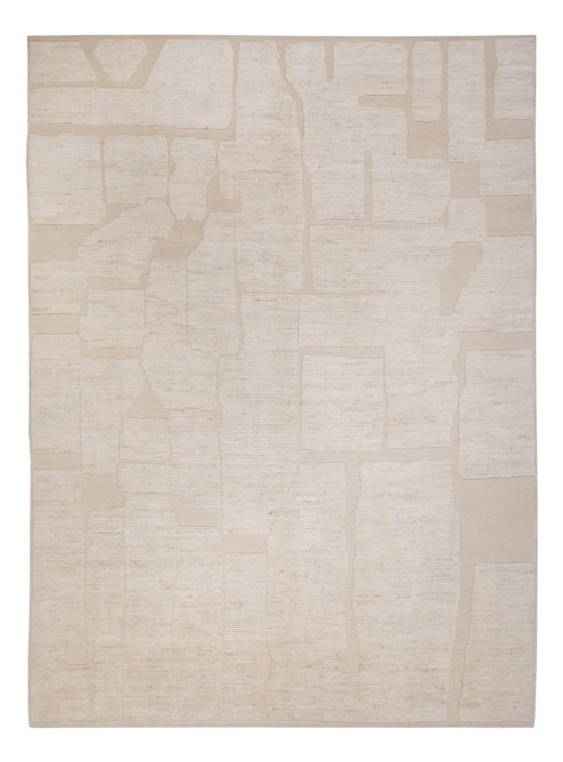 Berber Teppich 246x335cm - Wollteppich - beige