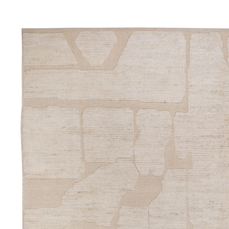 Berber Teppich 246x335cm - Wollteppich - beige