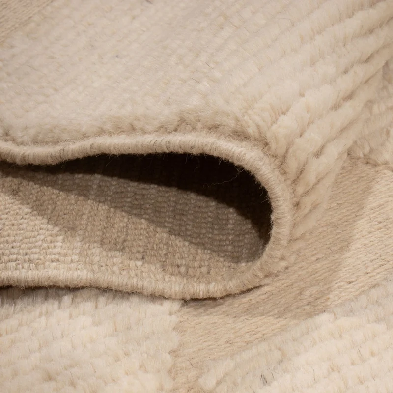 Berber Teppich 246x335cm - Wollteppich - beige