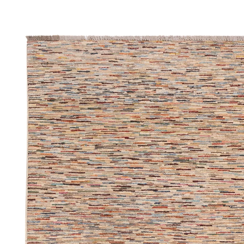 Gabbeh Persisch Teppich 198x298cm - Perserteppich Wollteppich - camel