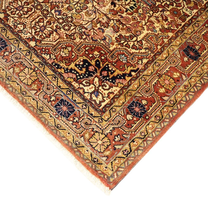 Malayer Teppich 109x151cm - Perserteppich - hellbeige