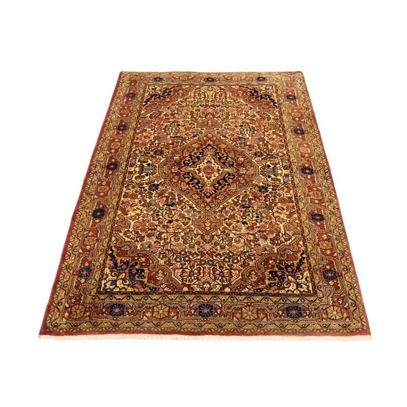 Malayer Teppich 109x151cm - Perserteppich - hellbeige