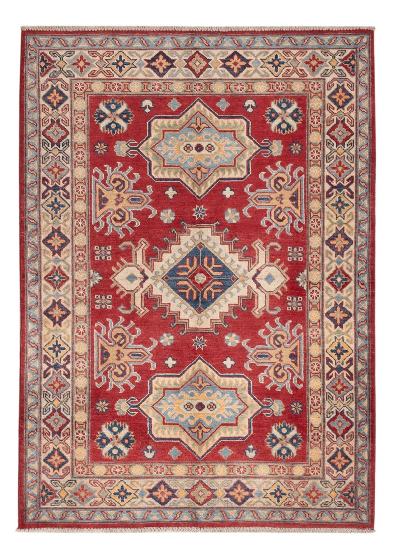 Kazak Teppich 122x177cm - Orientteppich - rot
