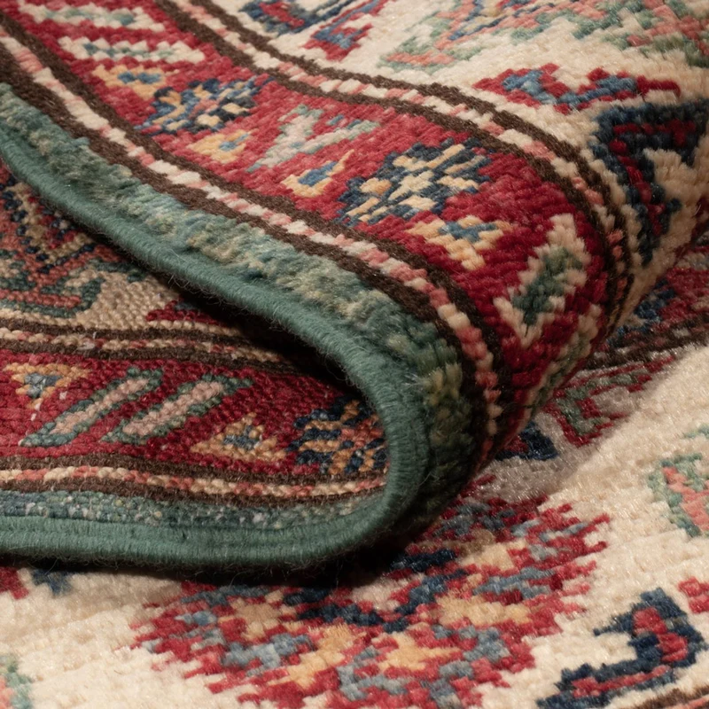 Kazak Teppich 85x117cm - Orientteppich - grün