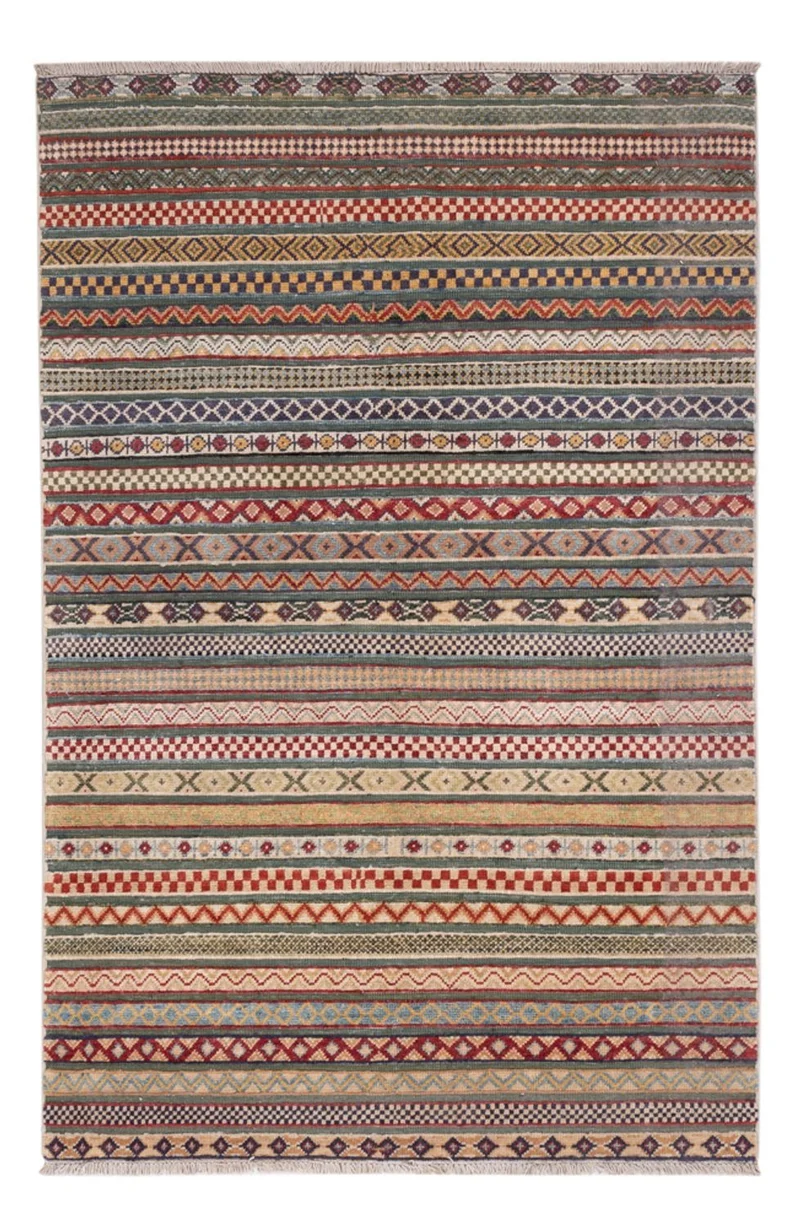Shal Teppich 118x177cm - Orientteppich - mehrfarbig