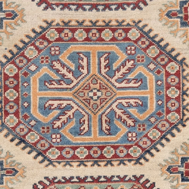 Kazak Teppich 124x167cm - Orientteppich - beige