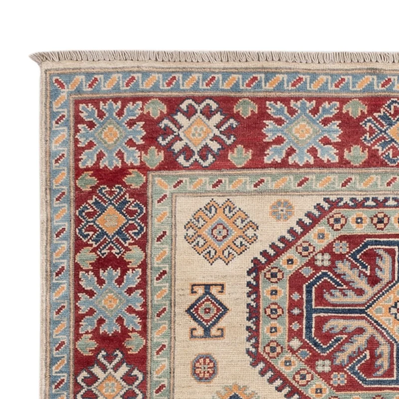 Kazak Teppich 124x167cm - Orientteppich - beige