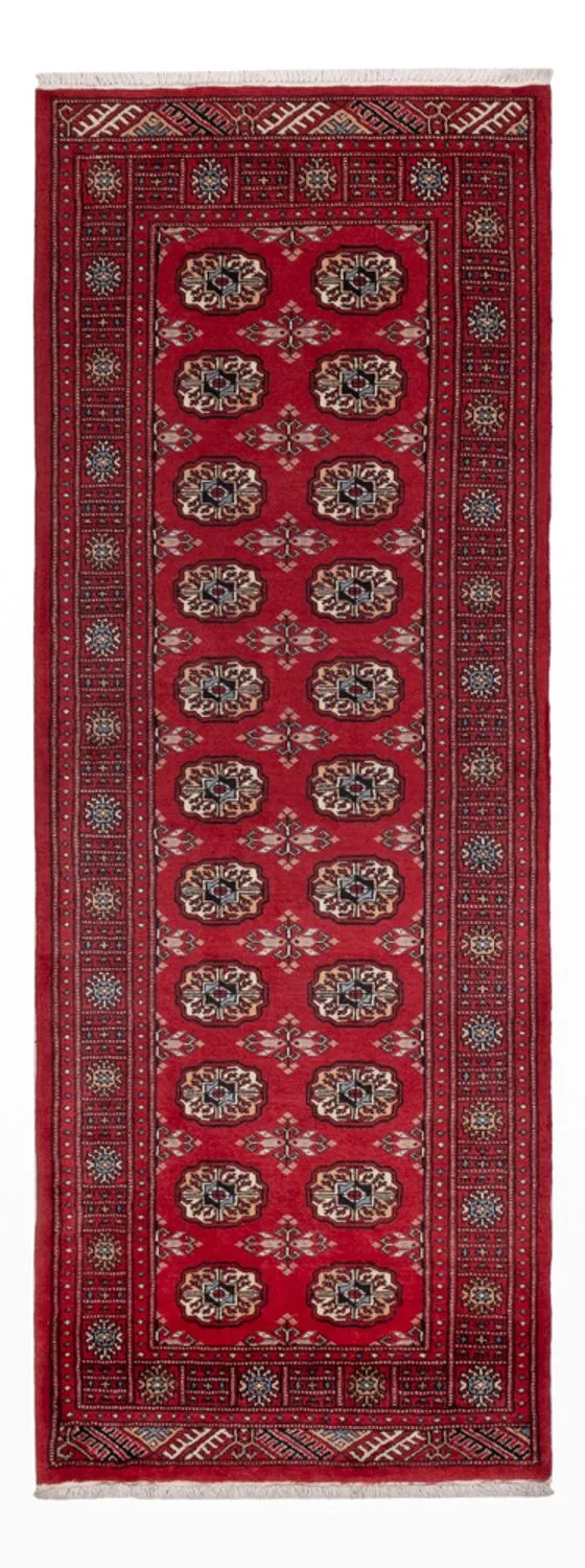 Pakistan Teppich 80x224cm - Orientteppich - rot