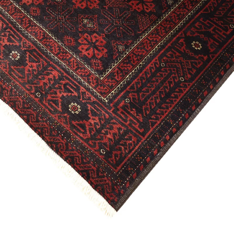 Belutsch Teppich 104x193cm - Orientteppich - dunkelrot