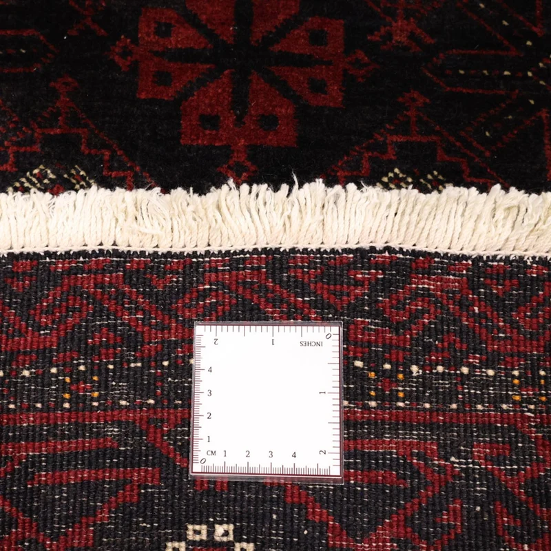 Belutsch Teppich 104x193cm - Orientteppich - dunkelrot