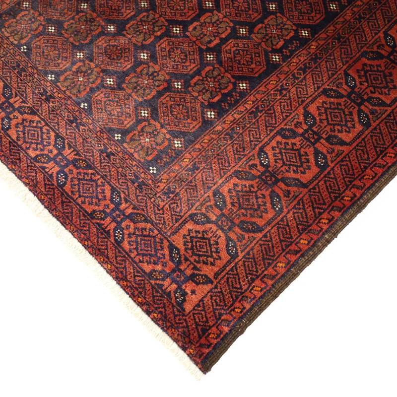 Belutsch Teppich 112x215cm - Orientteppich - dunkelrot