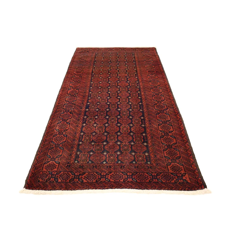 Belutsch Teppich 112x215cm - Orientteppich - dunkelrot