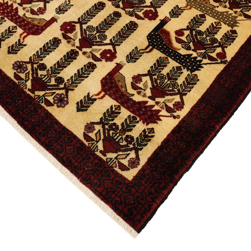 Belutsch Teppich 109x196cm - Orientteppich - beige