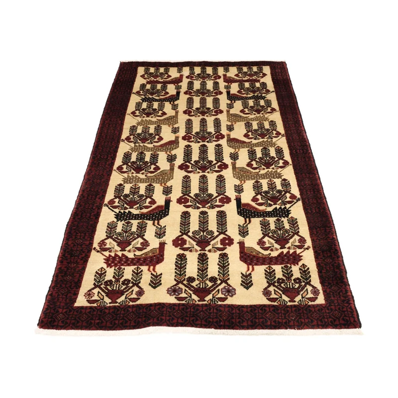 Belutsch Teppich 109x196cm - Orientteppich - beige