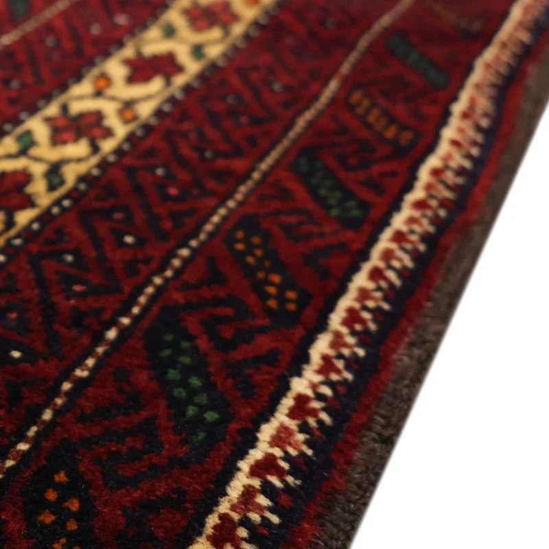 Belutsch Teppich 115x210cm - Orientteppich - dunkelrot