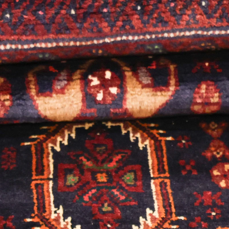 Belutsch Teppich 115x210cm - Orientteppich - dunkelrot