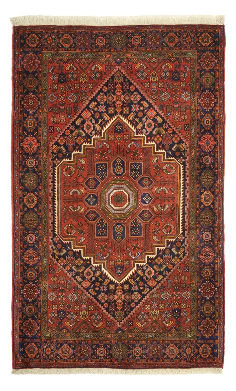 Gholtogh Teppich 99x158cm - Perserteppich - dunkelrot