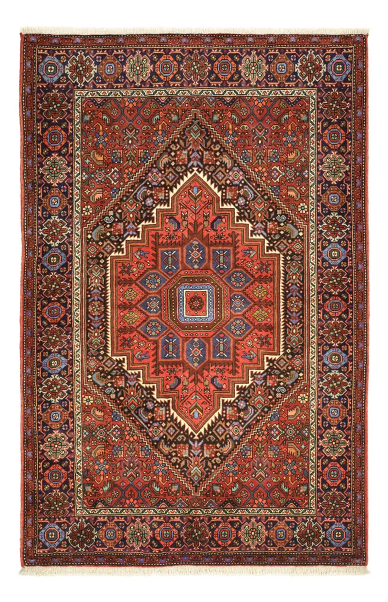 Gholtogh Teppich 102x156cm - Perserteppich - rot