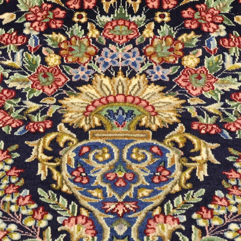 Kerman Teppich 96x148cm - Perserteppich - mehrfarbig