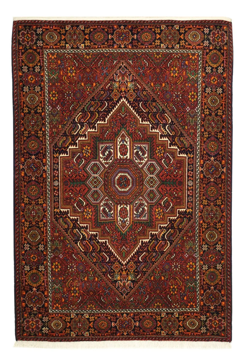 Gholtogh Teppich 100x150cm - Perserteppich - dunkelrot