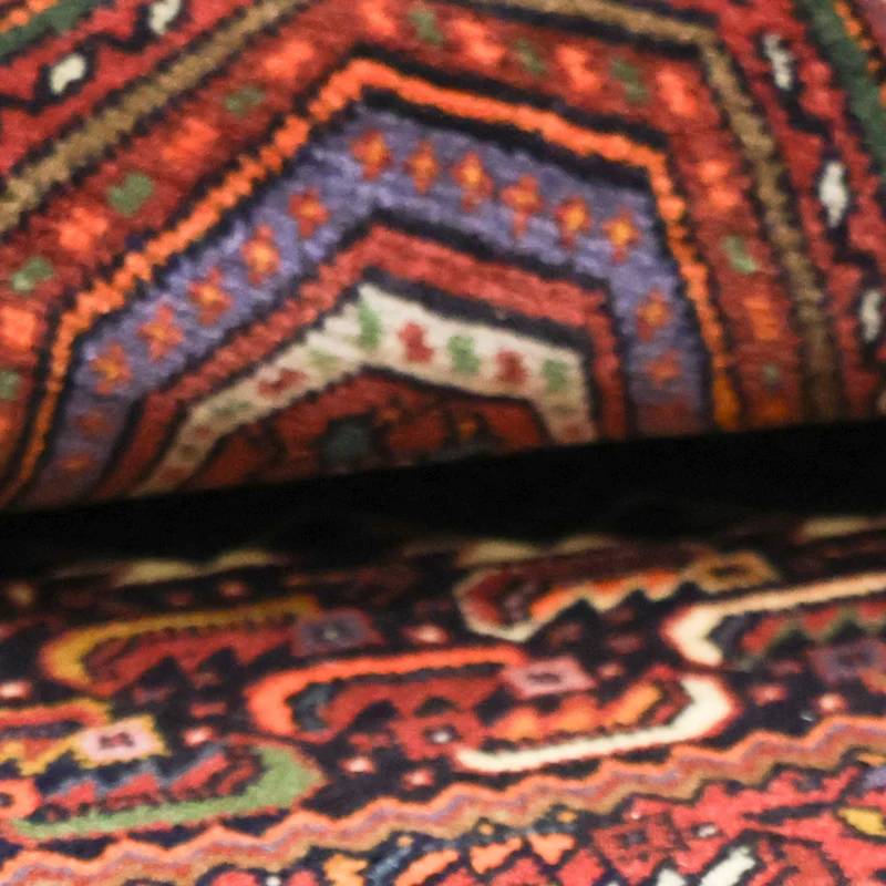 Gholtogh Teppich 100x150cm - Perserteppich - dunkelrot