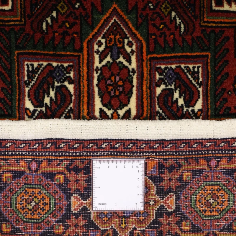 Gholtogh Teppich 100x150cm - Perserteppich - dunkelrot