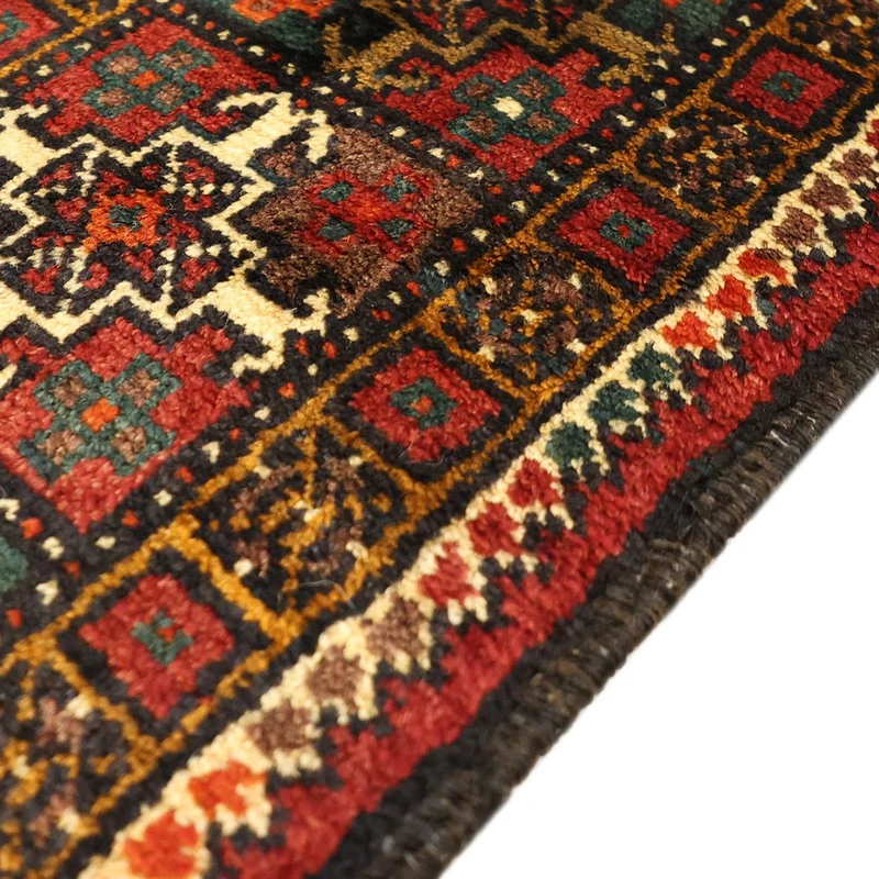 Belutsch Teppich 107x297cm - Orientteppich - dunkelrot