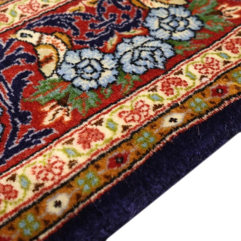 Sarough Teppich 105x159cm - Perserteppich - dunkelblau