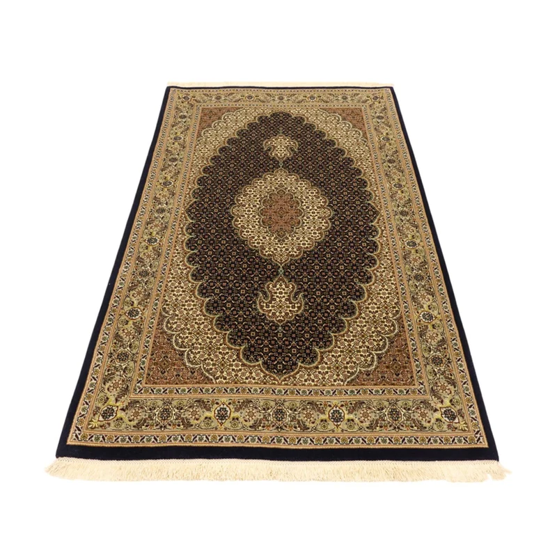 Täbriz - 50 Raj Teppich 98x160cm - Perserteppich - dunkelbeige