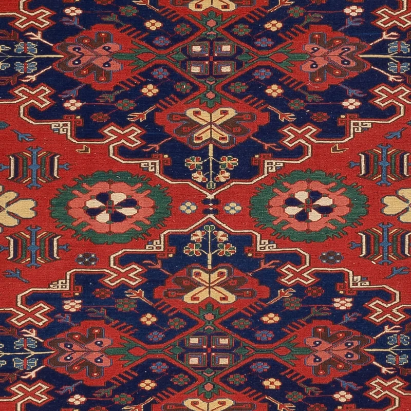 Kelim Afghan Teppich 241x318cm - rot