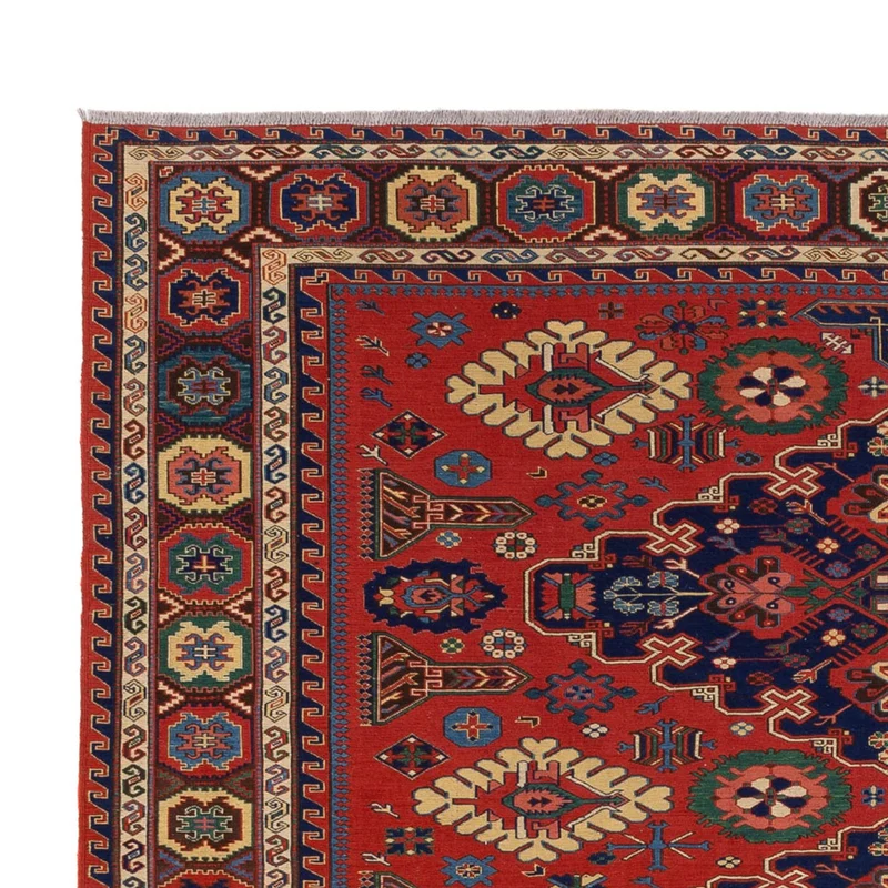 Kelim Afghan Teppich 241x318cm - rot