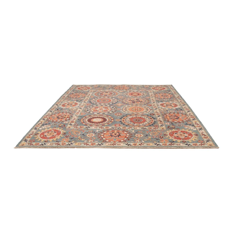 Kelim Afghan Teppich 244x310cm - mehrfarbig