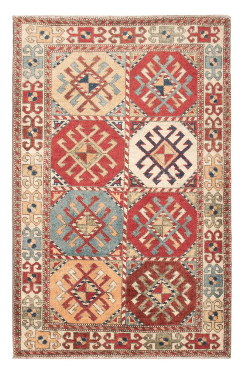 Kazak Teppich 82x126cm - Orientteppich - mehrfarbig