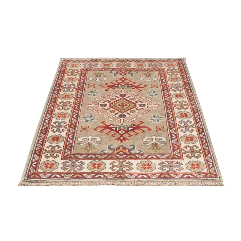 Kazak Teppich 81x126cm - Orientteppich - hellgrün