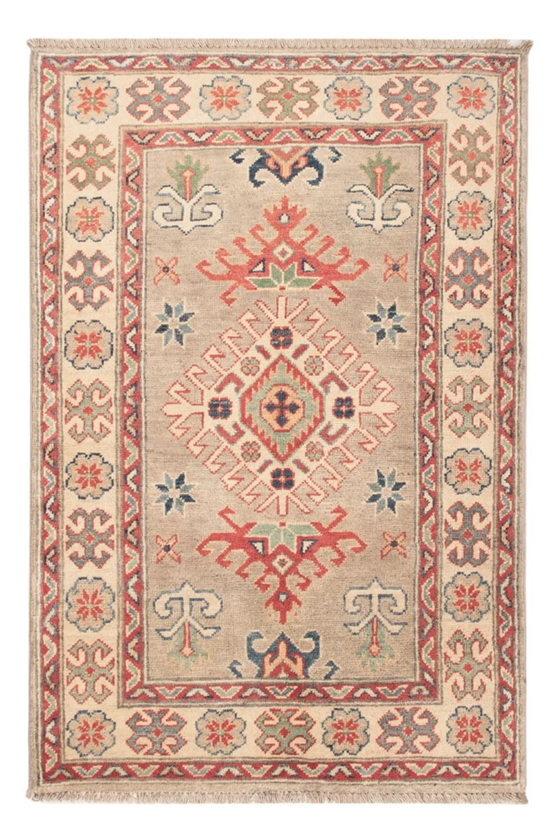 Kazak Teppich 82x125cm - Orientteppich - hellgrün