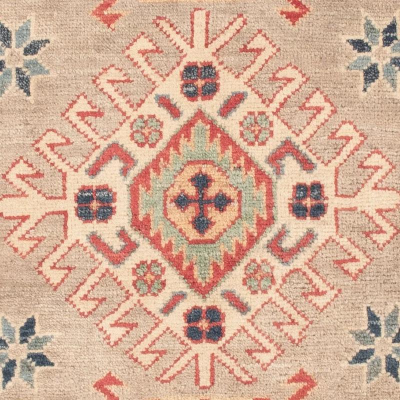 Kazak Teppich 82x125cm - Orientteppich - hellgrün