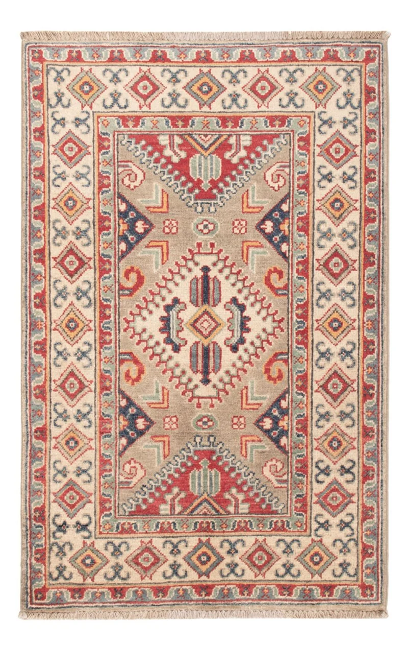 Kazak Teppich 80x126cm - Orientteppich - beige