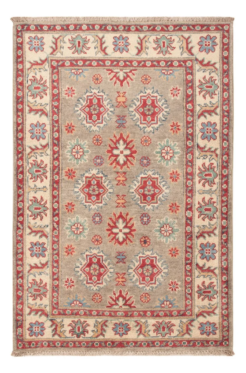 Kazak Teppich 85x124cm - Orientteppich - hellgrün