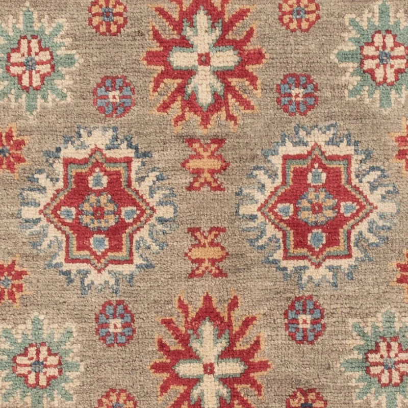 Kazak Teppich 85x124cm - Orientteppich - hellgrün