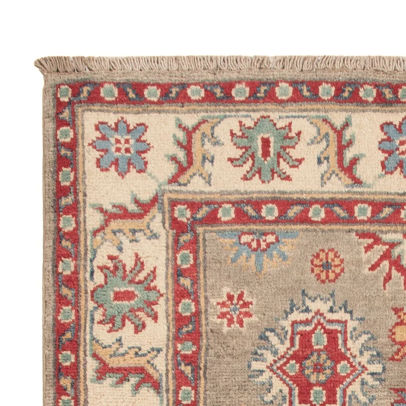 Kazak Teppich 85x124cm - Orientteppich - hellgrün