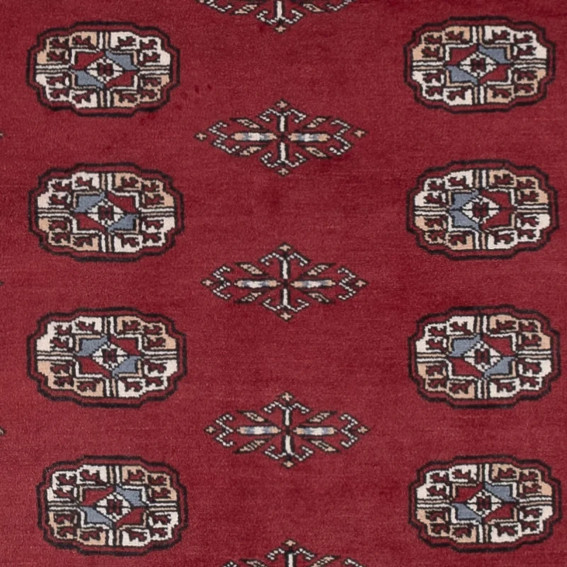 Pakistan Teppich 139x179cm - Orientteppich - rot