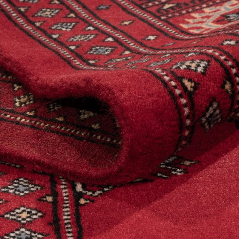 Pakistan Teppich 139x179cm - Orientteppich - rot