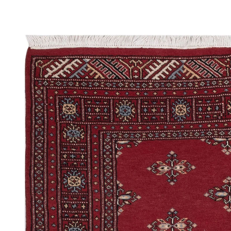 Pakistan Teppich 125x197cm - Orientteppich - rot